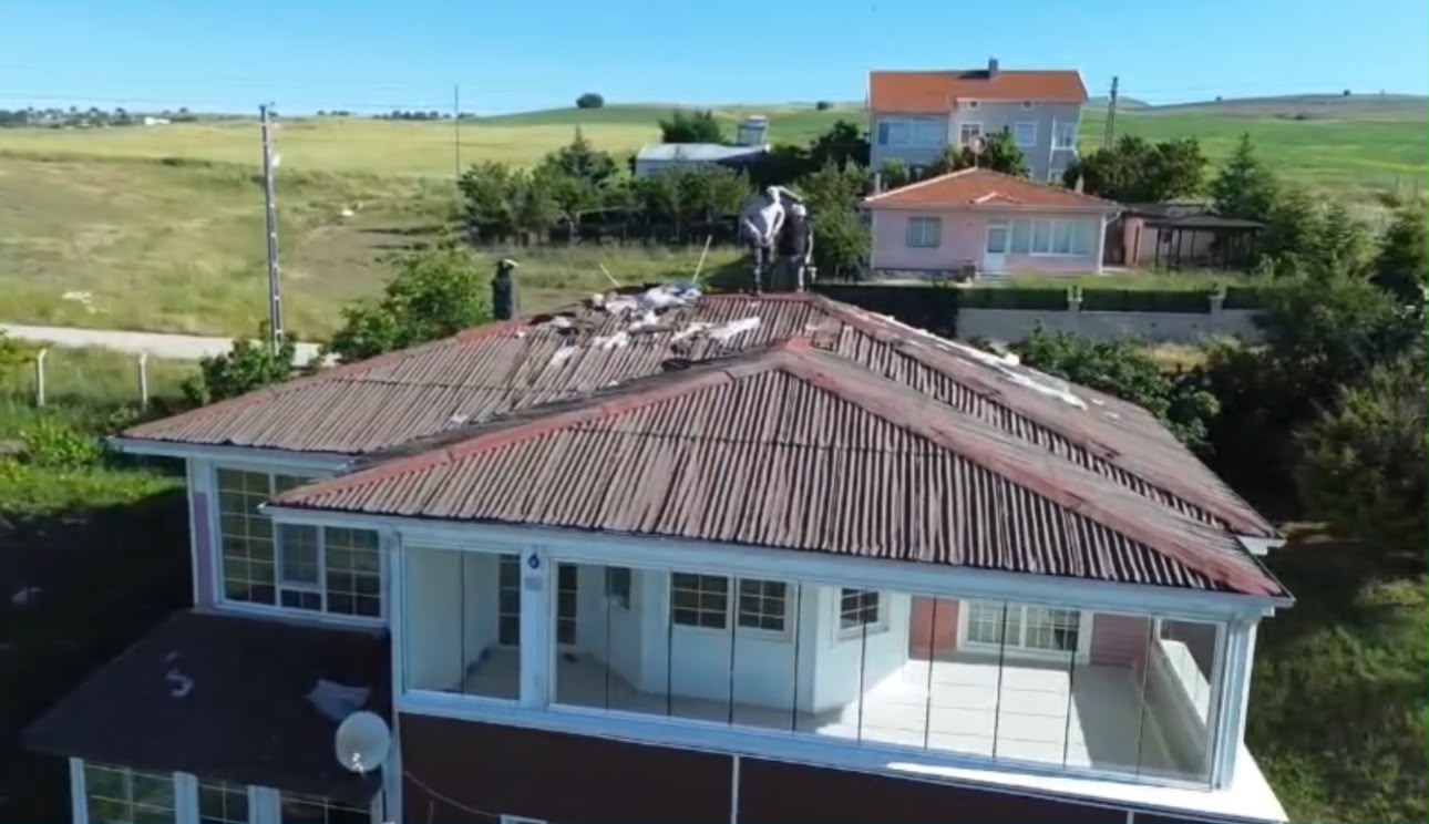 Gölbaşı Çatı Tadilat Ve Restorasyonu öncesi